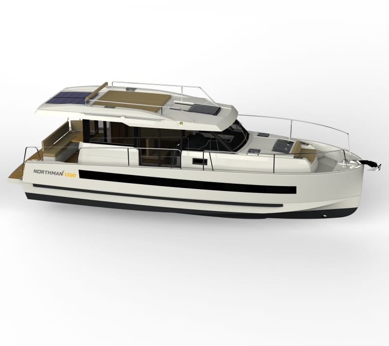 Floor maps Exterior Northman 1200 Electric Motor Yacht