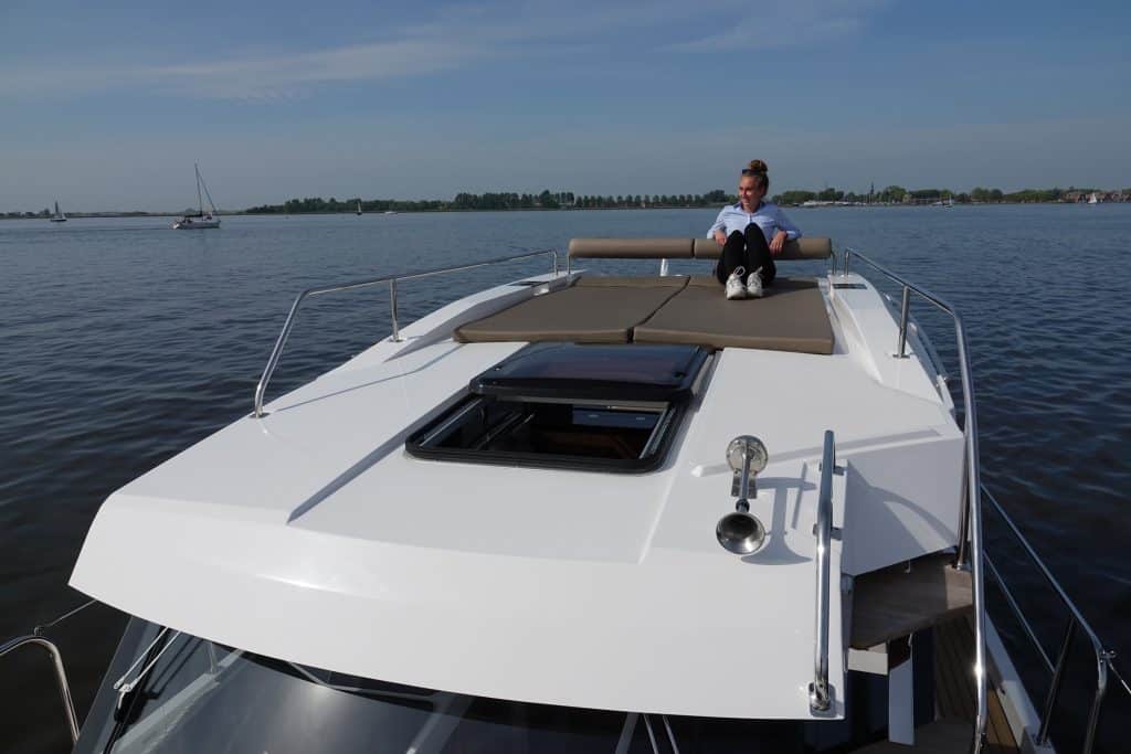 Sundeck lounge on the roof of the Northman 1200 Electric