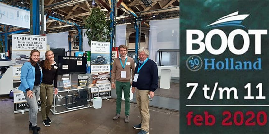 Natural Yachts and Electric Ship Facilities will demonstrate the Natural Fuel Cell on Boot Holland.