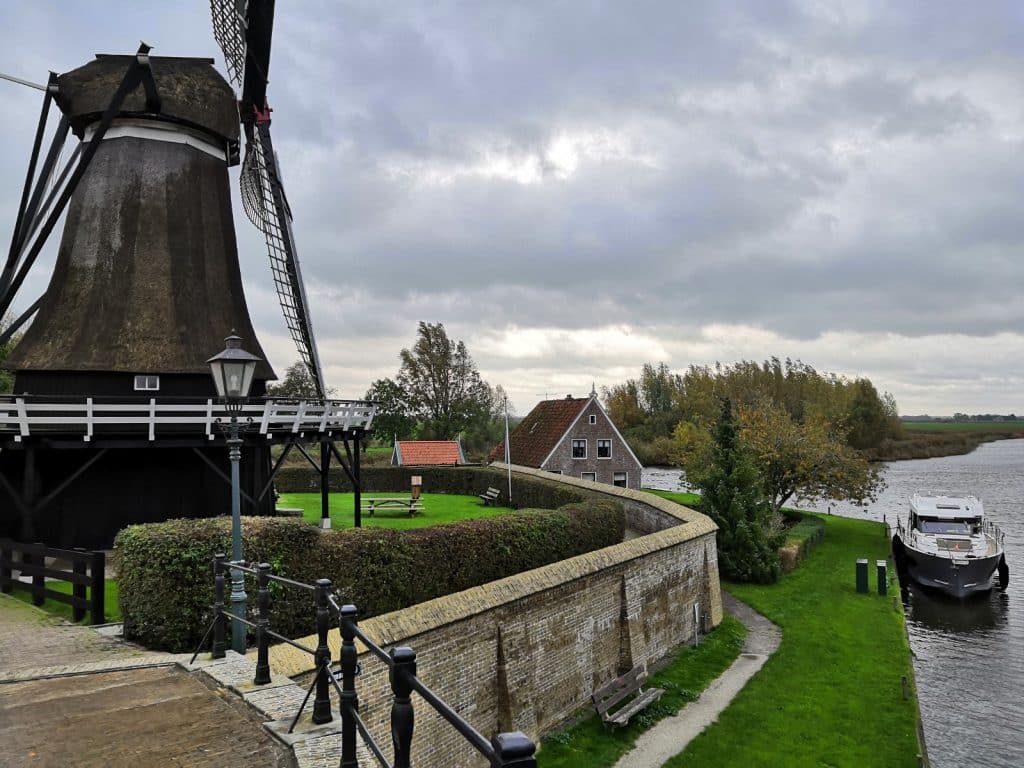 Northman 1200 in Sloten. Vaartocht Friesland.