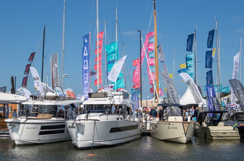 Electric Motoryachts In Water Boat Show