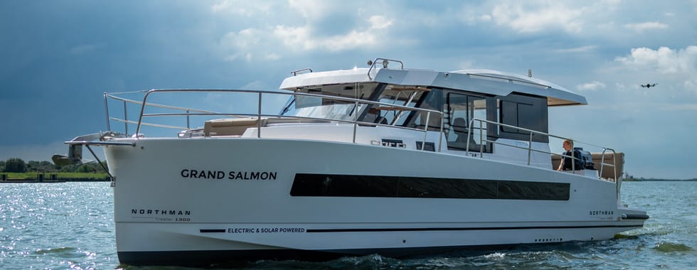 Northman 1300 Trawler Elektroboot charter