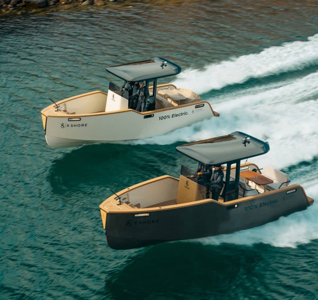 Eelex 8000 from X Shore, the first full high performance electric tender