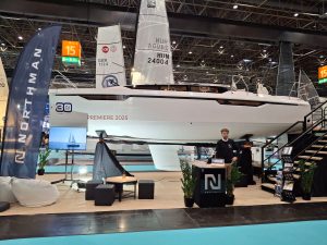 The new Maxus 31 is a compact and modern cruising boat