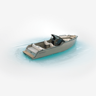 X Shore 1 Bowrider - minimalistic Scandinavian Design