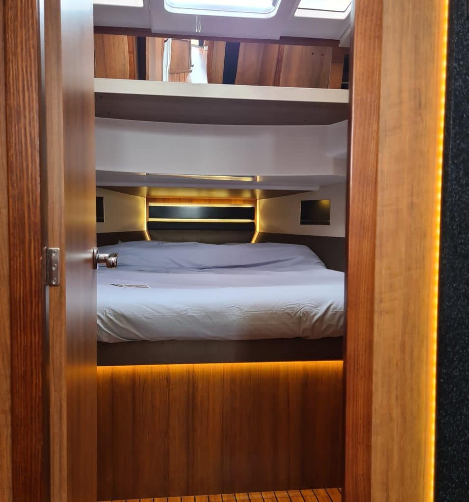 Fair, sustainable, and luxury bedding on the Northman 1200 motoryacht